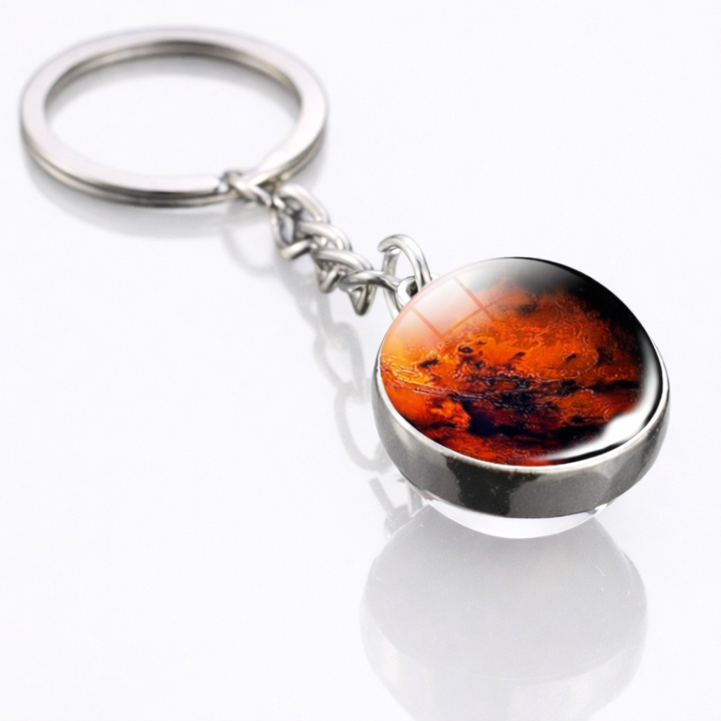 Marble keyring