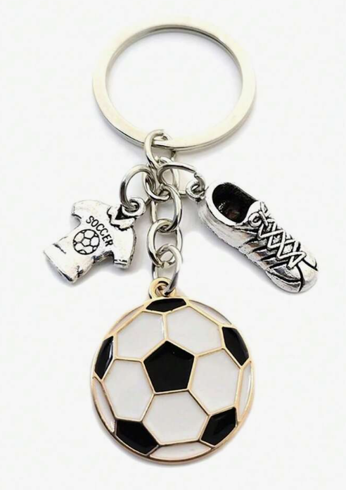 Soccer keyring