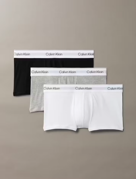 Calvin Klein Icon Cotton Stretch 3 Pack Low Rise Trunks