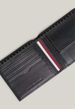 Tommy Hilfiger Leather Card and Coin Holder Wallet