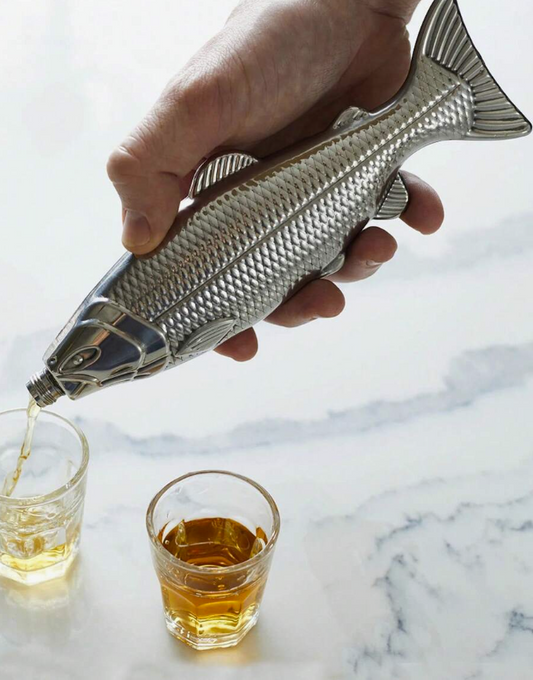 The Catch Stainless Steel Fish Flask