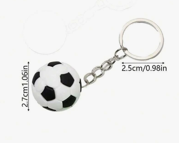 Soccer Ball Keyring