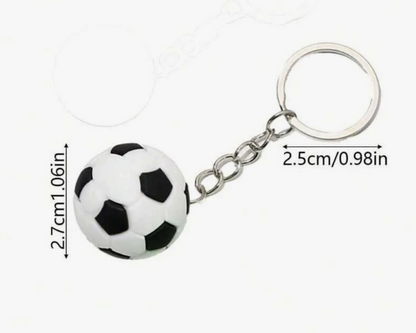Soccer Ball Keyring