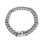 Luxury Silver Skull Carving Cuban Link Chain Dog Collar