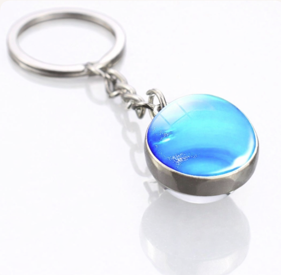 Blue Marble Keyring