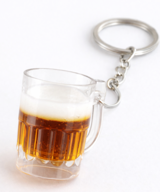 Mini Beer Keyring