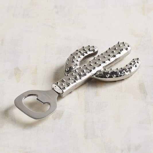 Silver Cactus Bottle Opener