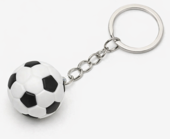 Soccer Ball Keyring