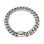 Stainless Steel Silver Luxury Cuban Dog Chain